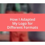 How I Adapted My Logo for Different Formats