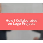 How I Collaborated on Logo Projects