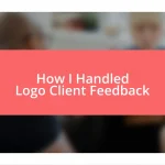 How I Handled Logo Client Feedback