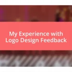 My Experience with Logo Design Feedback