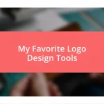 My Favorite Logo Design Tools